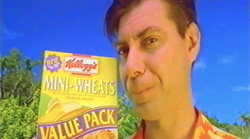 Maynard in Kelloggs Banana Mini-Wheat TV ad 1995
